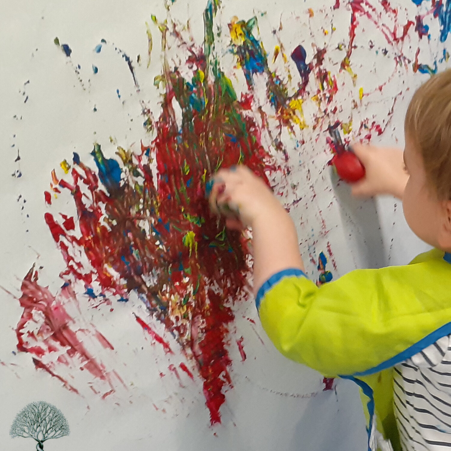 peinture au mur