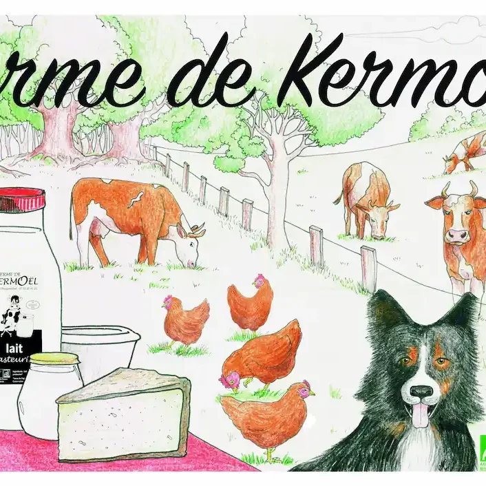 Panneau-ferme-kermoel FERME DE KERMOEL