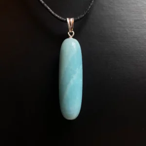 Pendentif amazonite long