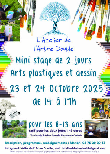 Stage arts plastiques octobre 2025